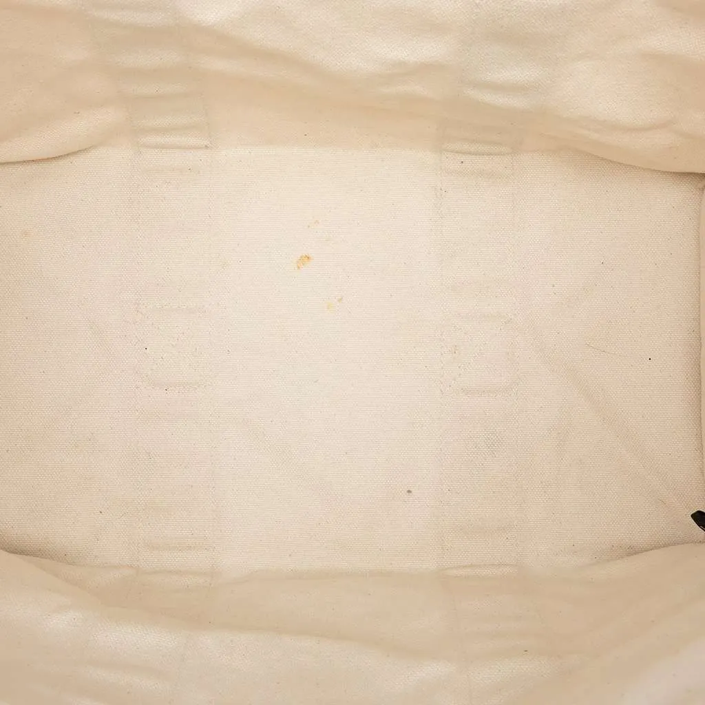 Hermès Toile Bora Bora Tote GM White Canvas Very good - Model View