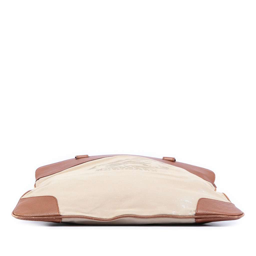 Burberry Canvas Stowell Roll Up Tote Brown Canvas Good condition - Inside View