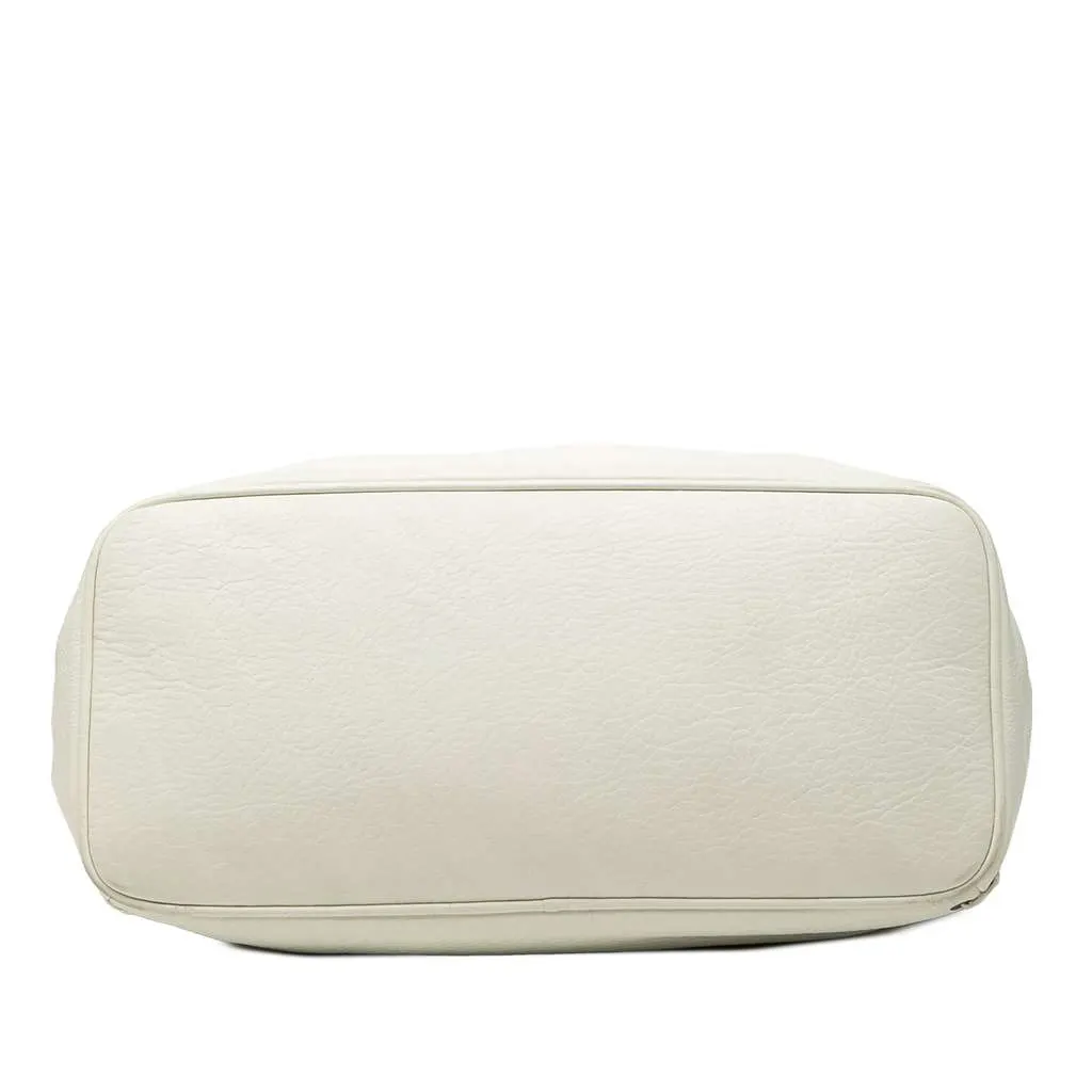 Dior Leather Ethnic Hobo White Leather Very good - Inside View