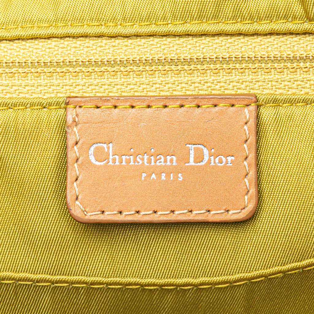 Dior Denim Double Saddle Bowler Bag Blue Denim Good condition - Box View