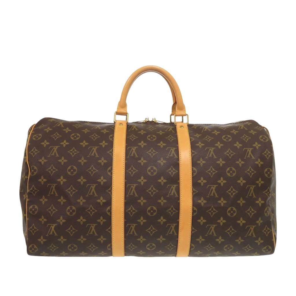 Louis Vuitton Monogram Keepall 50 Brown Good condition - Back View