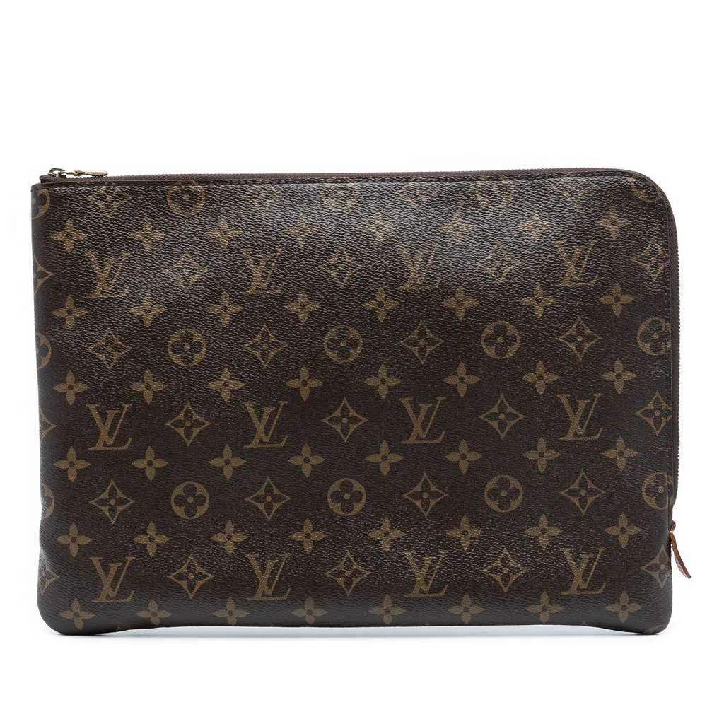 Louis Vuitton Monogram Etui Voyage MM Brown Very good - Front View