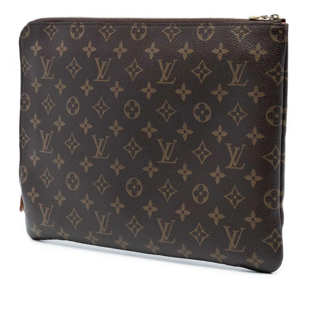 Louis Vuitton Monogram Etui Voyage MM Brown Very good - Back View
