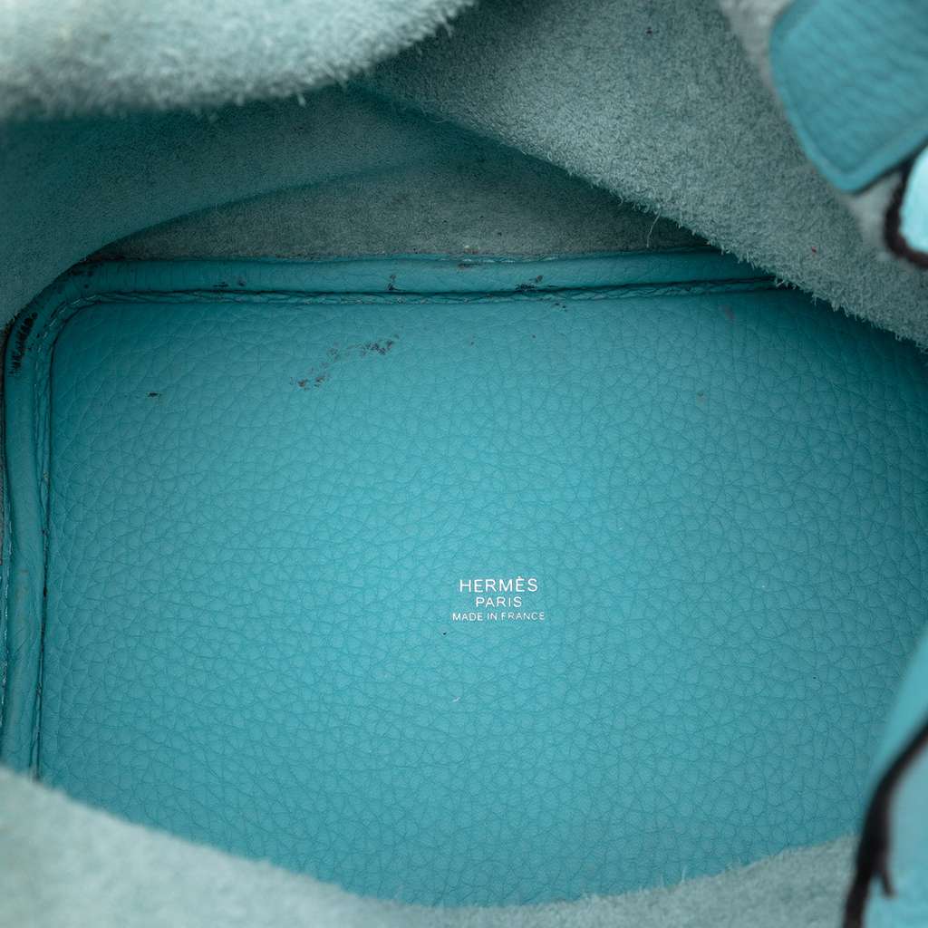 Hermès Clemence Picotin Lock 18 Blue Leather Good condition - Model View