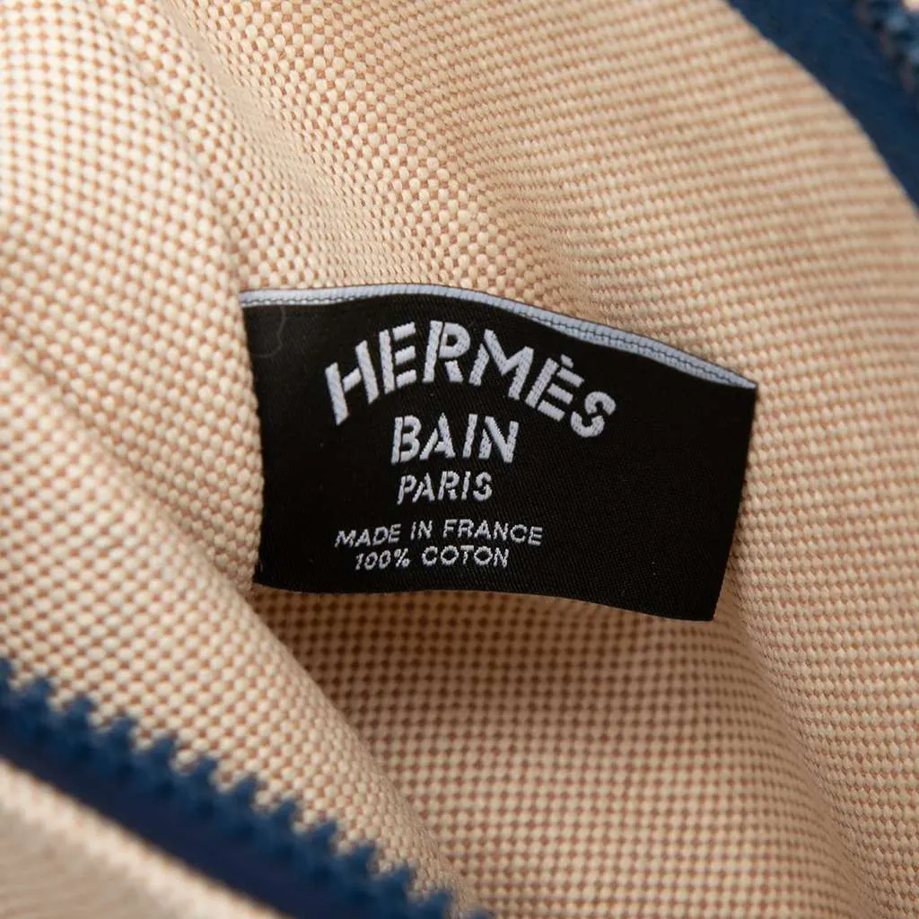 Hermès Toile Noeuds Marins Beach Tote Beige Very good - Box View