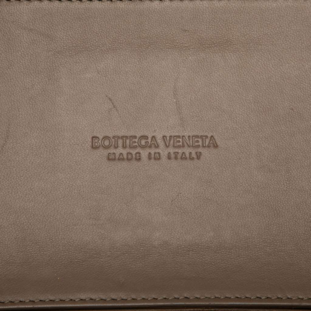 Bottega Veneta Medium Nappa Maxi Intrecciato Arco Tote Brown Leather Very good condition - Box View
