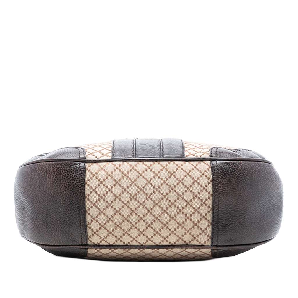 Gucci Diamante Canvas Catherine Shoulder Bag Beige Good condition - Inside View