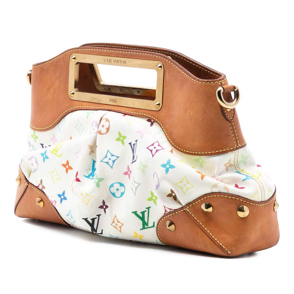 Louis Vuitton Monogram Multicolore Judy MM White Good condition - Back View