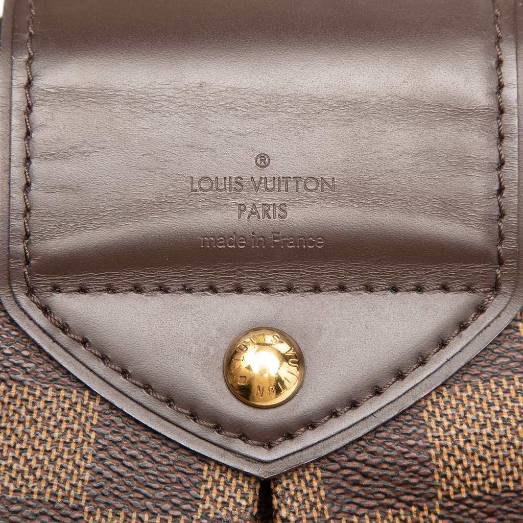 Louis Vuitton Damier Ebene Sistina PM Brown Good condition - Box View