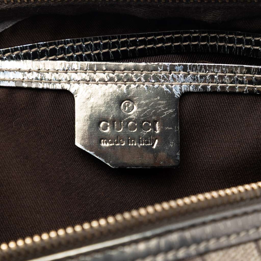 Gucci Large GG Supreme Joy Boston Bag Beige Good condition - Box View