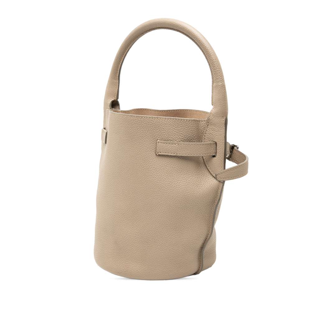 Celine Nano Leather Big Bucket Bag Beige Leather Good condition - Back View