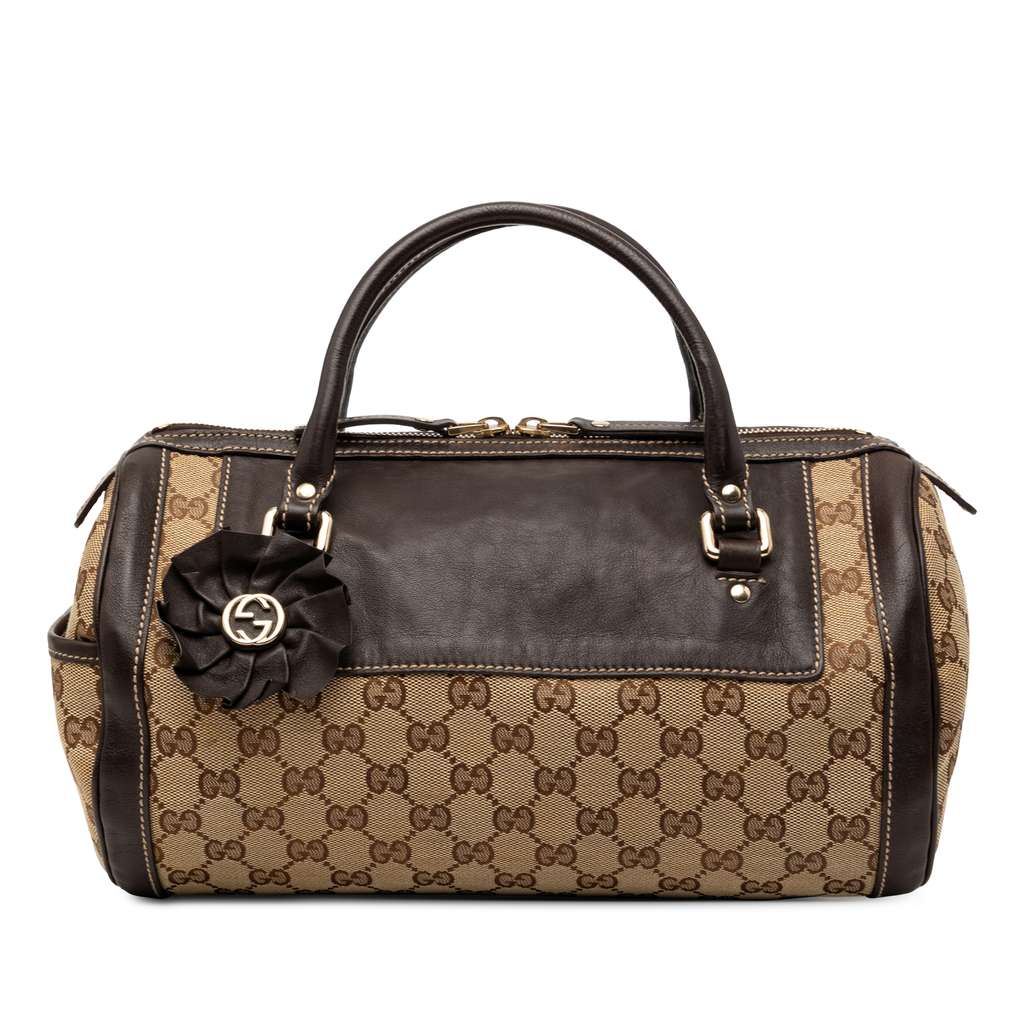 Gucci حقيبة بوسطن من قماش GG تروفي