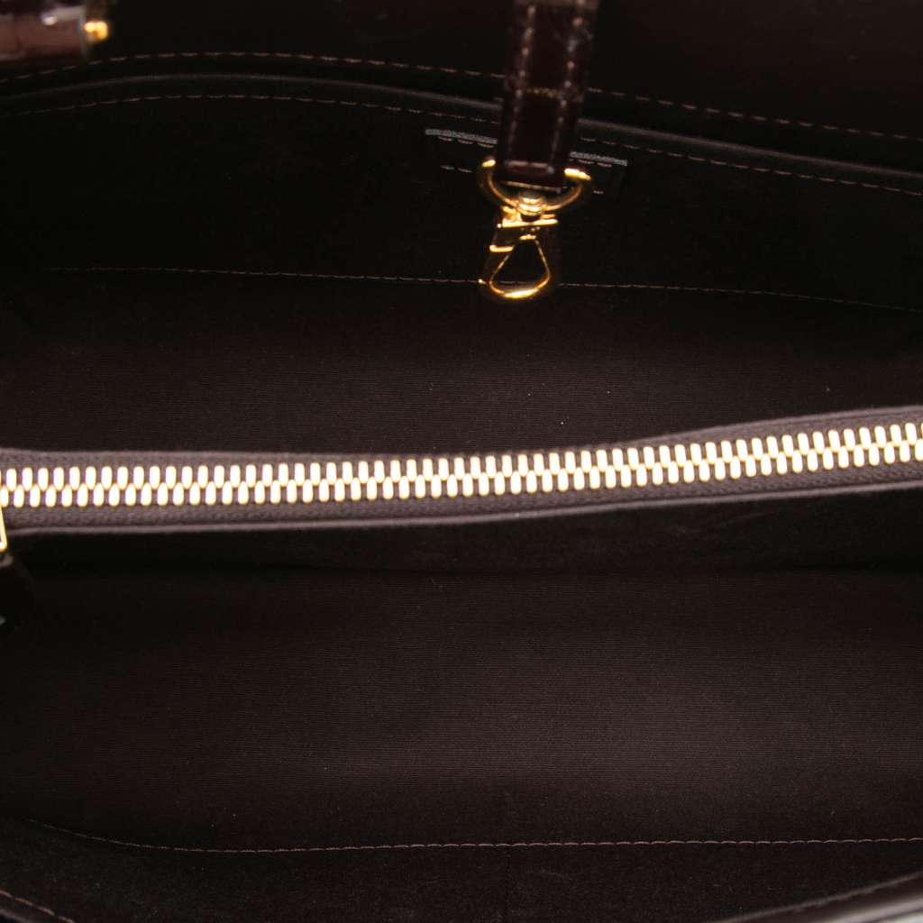 Louis Vuitton Monogram Vernis Montaigne MM Purple Leather Good condition - Model View