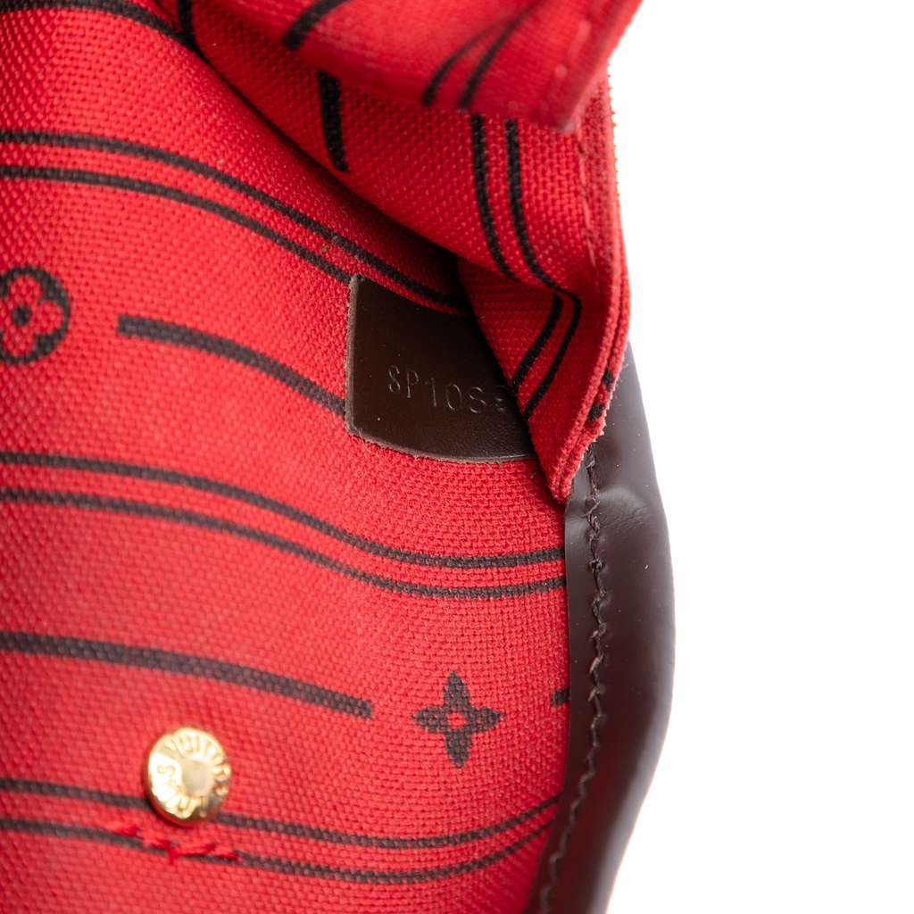 Louis Vuitton Damier Ebene Neverfull MM Brown Good condition - Box View