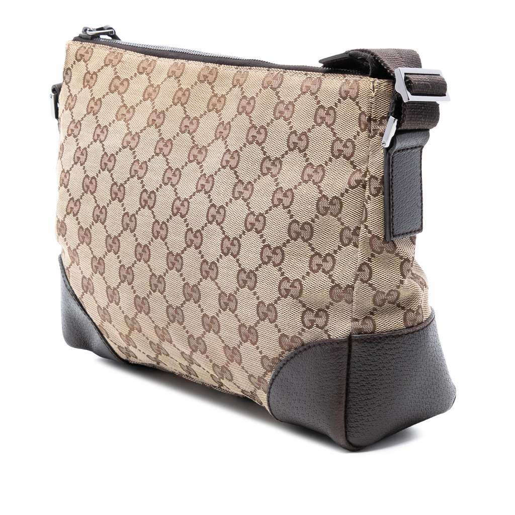 Gucci GG Canvas Crossbody Beige Good condition - Back View