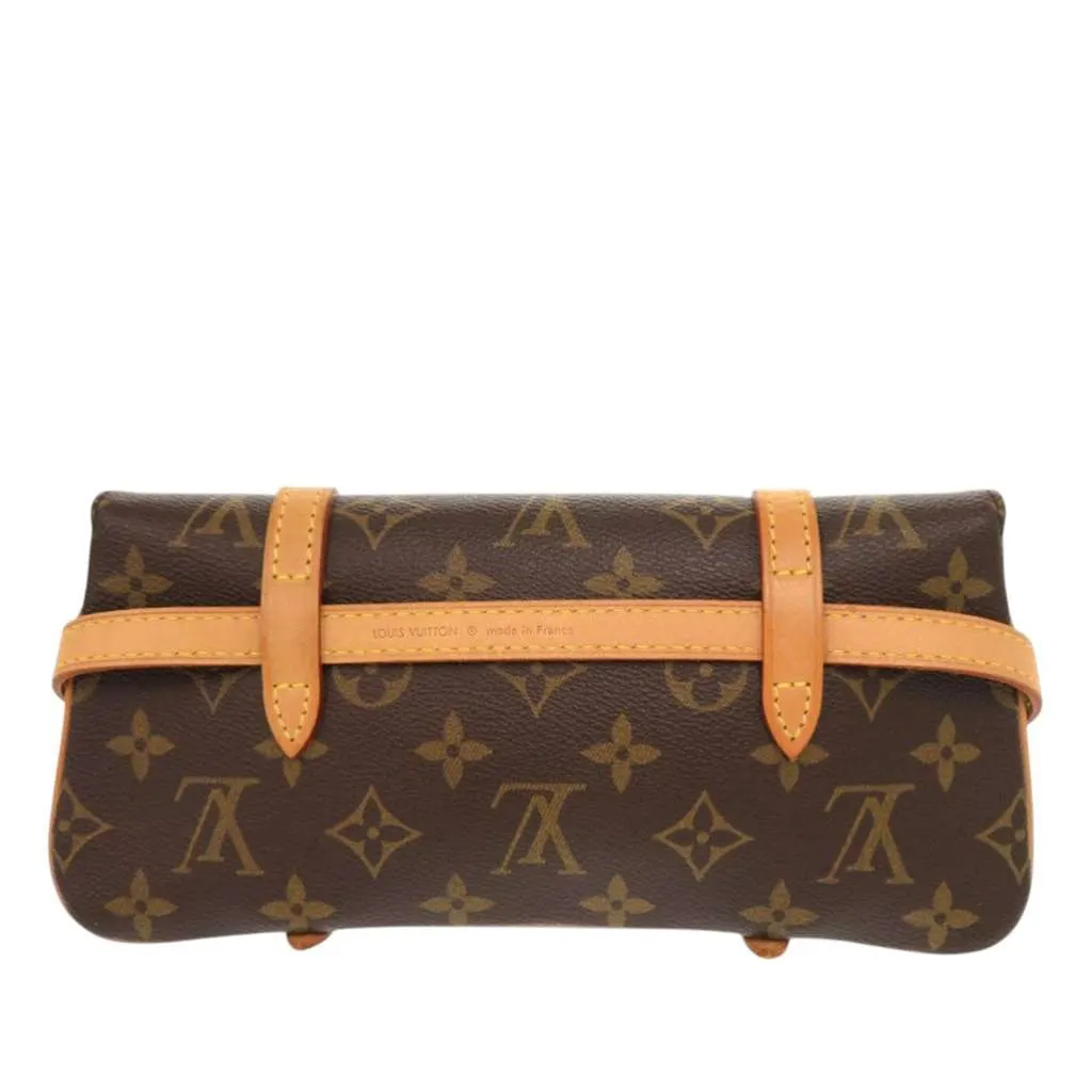 Louis Vuitton Monogram Pochette Marelle PM Brown Very good - Back View