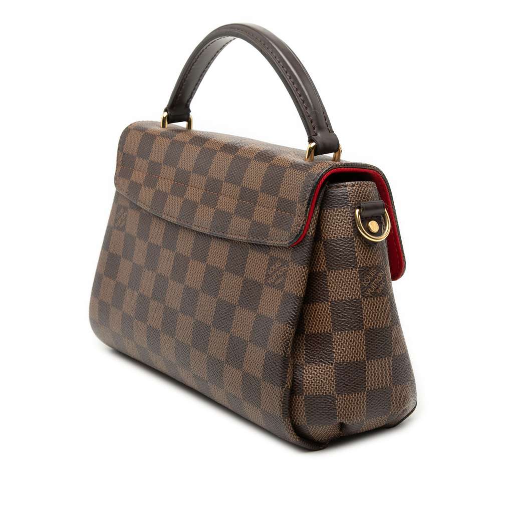 Louis Vuitton Damier Ebene Croisette Brown Good condition - Back View