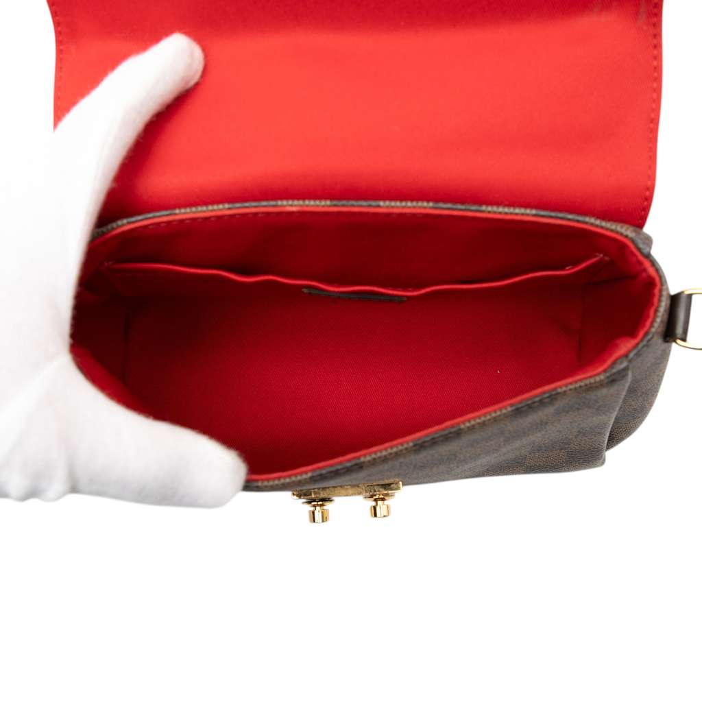 Louis Vuitton Damier Ebene Croisette Brown Good condition - Model View