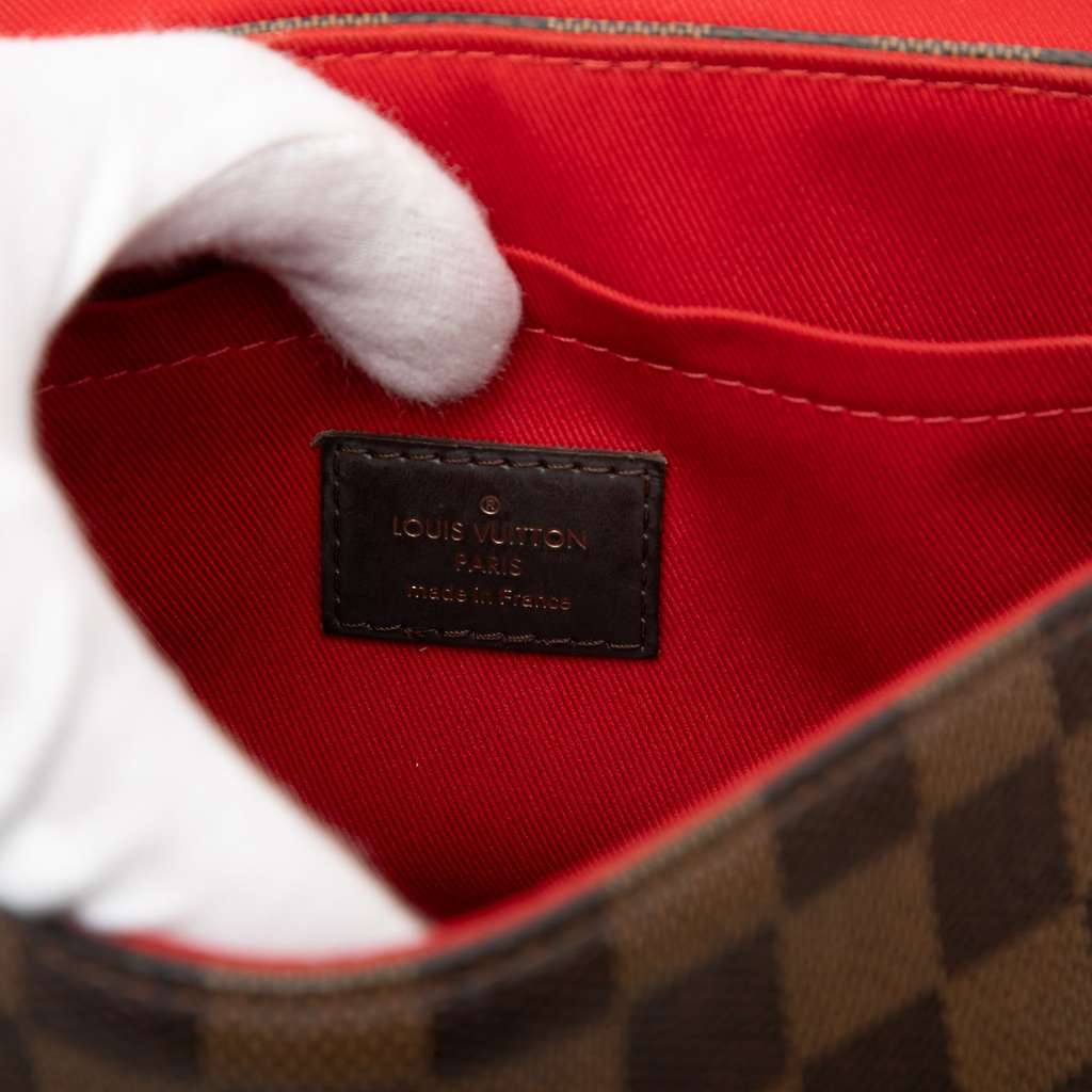 Louis Vuitton Damier Ebene Croisette Brown Good condition - Box View