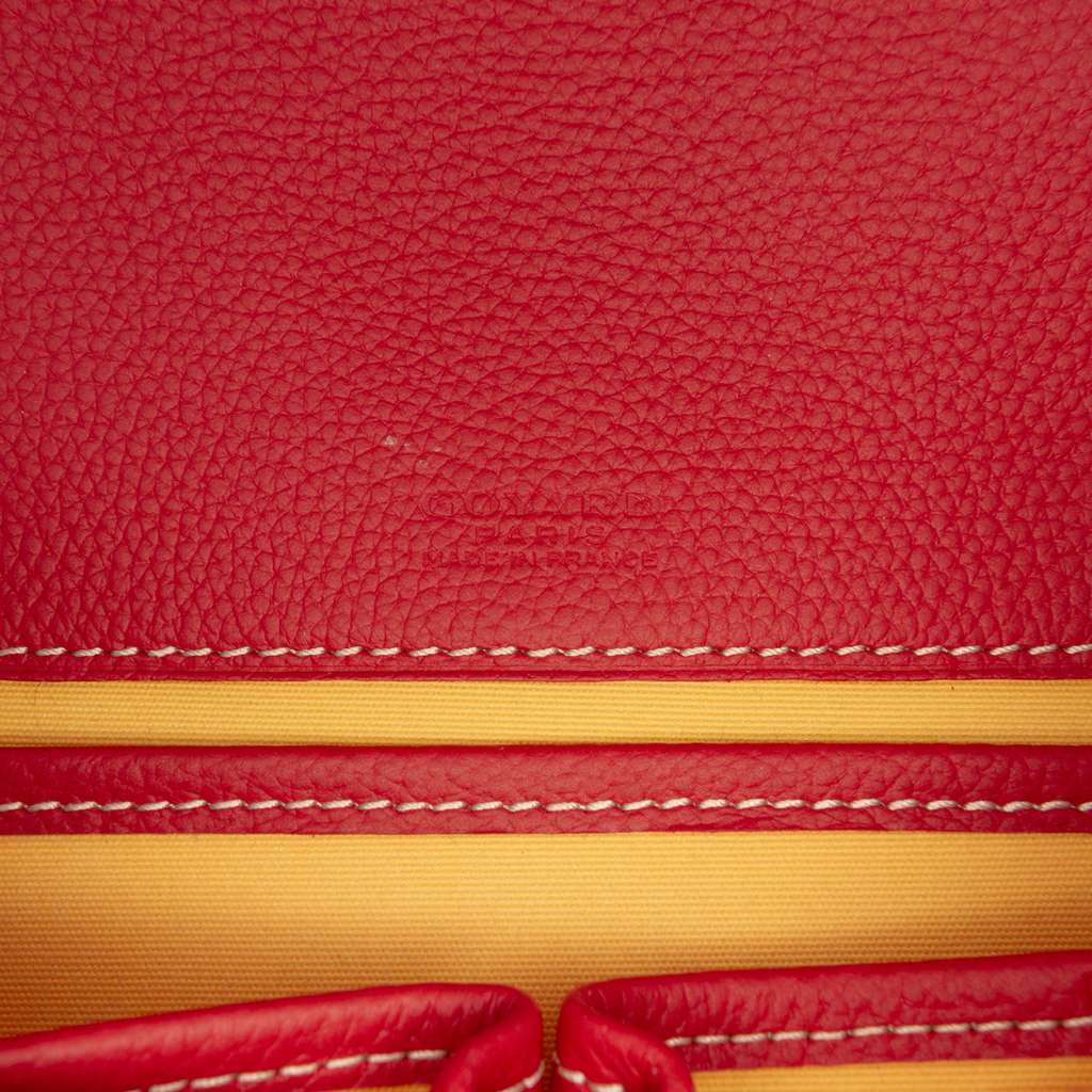 Goyard Goyardine Coeur Goyard Belvedere II PM Red Canvas Good condition - Box View