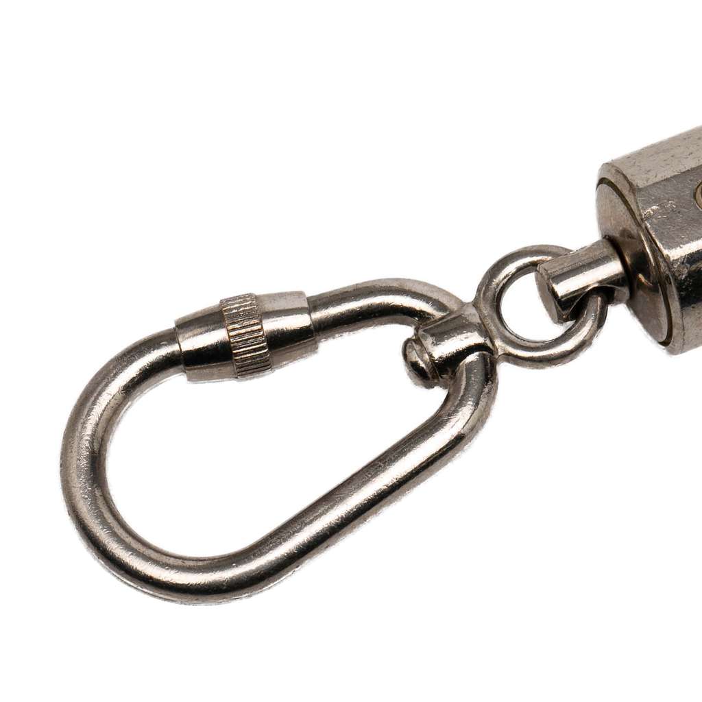 Gucci Silver Plated Carabiner Key Chain Silver Metal Good condition - Inside View