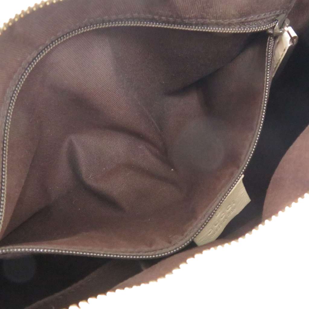 Gucci Guccissima Abbey D Ring Handbag White Leather Good condition - Box View