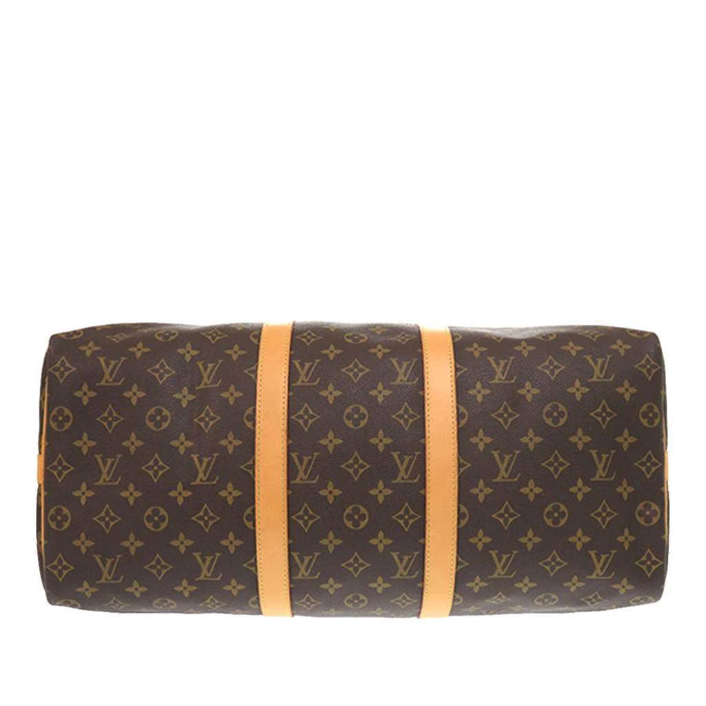 Louis Vuitton Monogram Keepall Bandouliere 50 Brown Good condition - Inside View