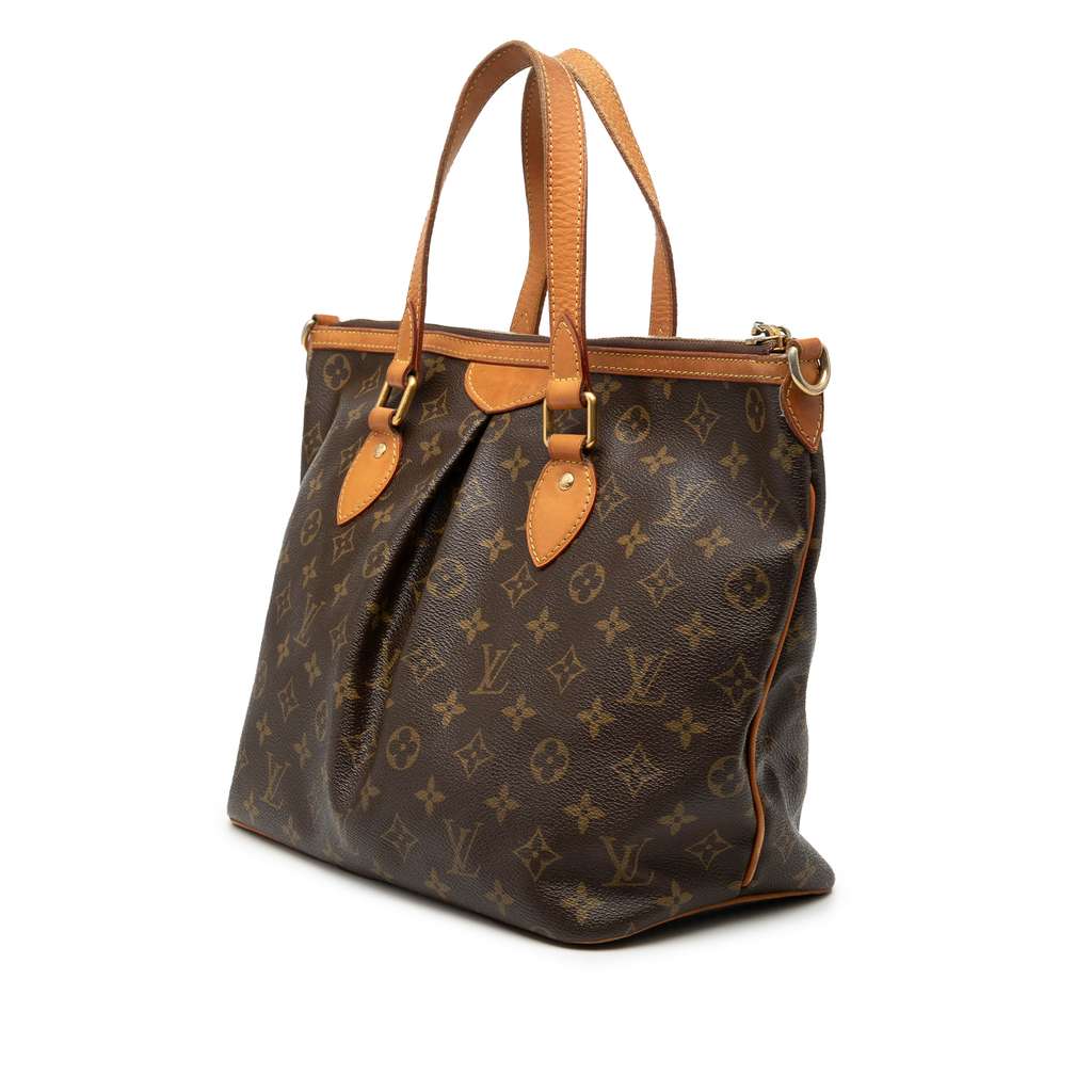 Louis Vuitton Monogram Palermo PM Brown Good condition - Back View