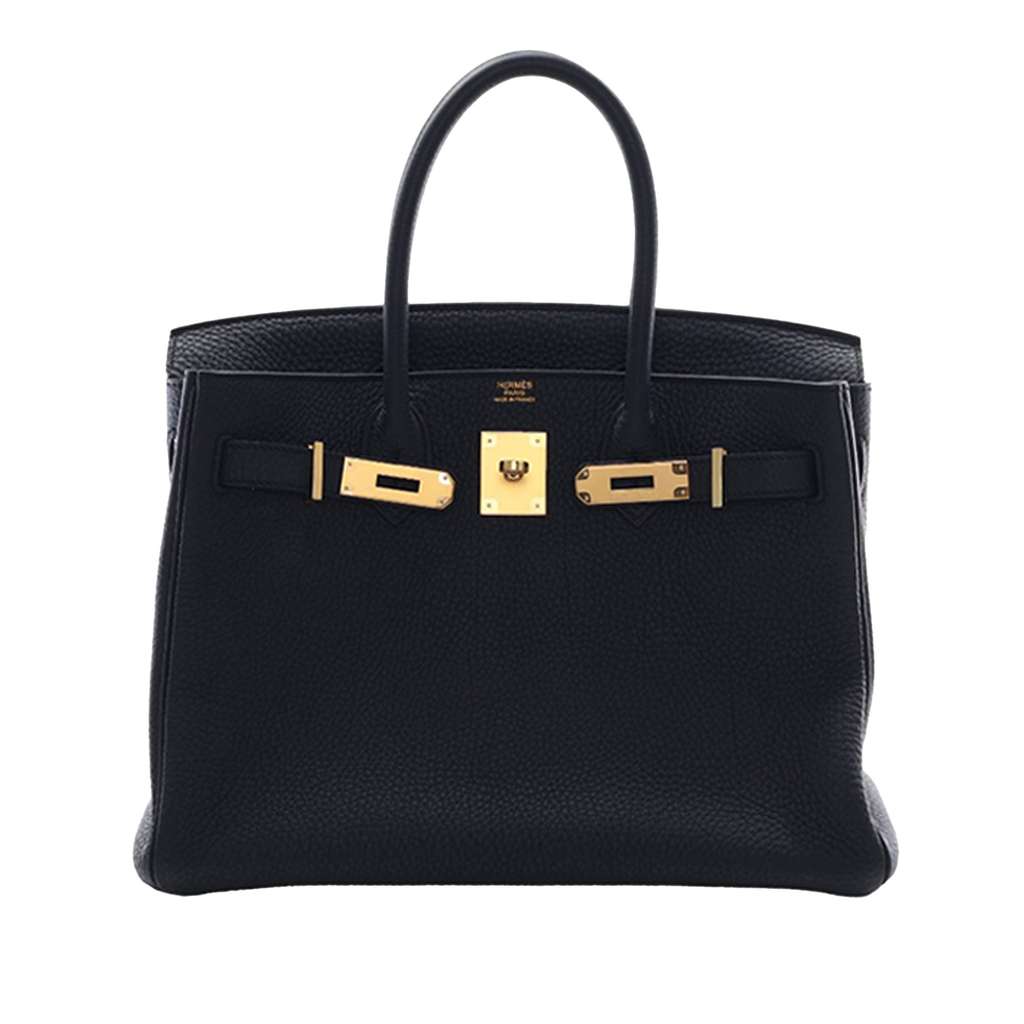 Hermès Togo Birkin Retourne 30 Black Leather Good condition - Inside View