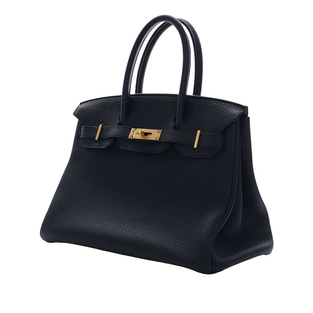 Hermès Togo Birkin Retourne 30 Black Leather Good condition - Model View