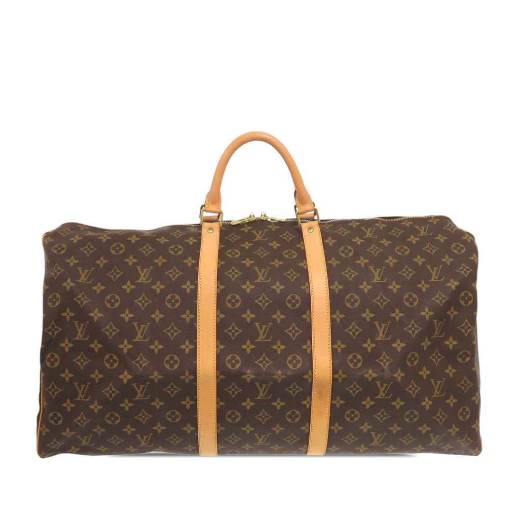 Louis Vuitton Monogram Keepall 60 Brown Good condition - Back View