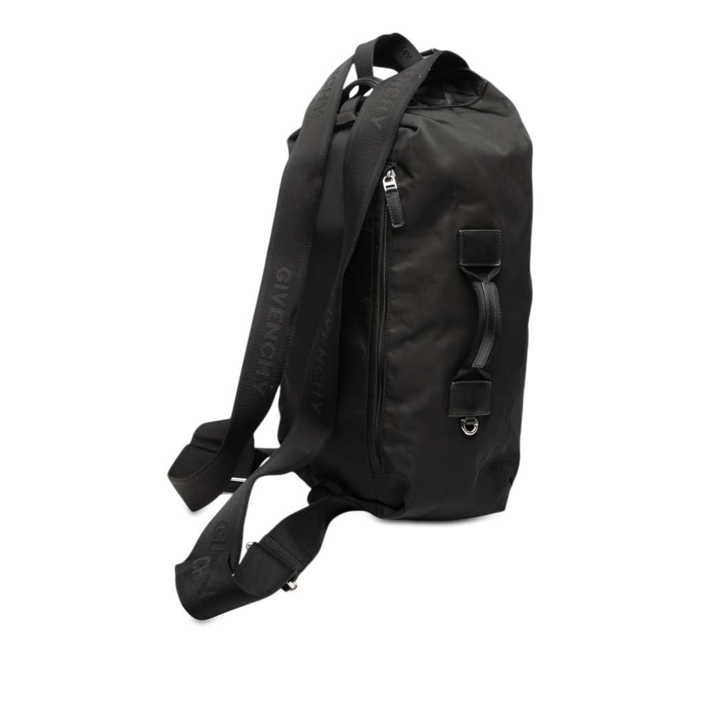 Givenchy Nylon G Zip Duffle Backpack Black Good condition - Back View