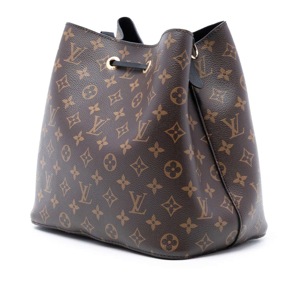 Louis Vuitton Monogram Neonoe MM Brown Good condition - Back View