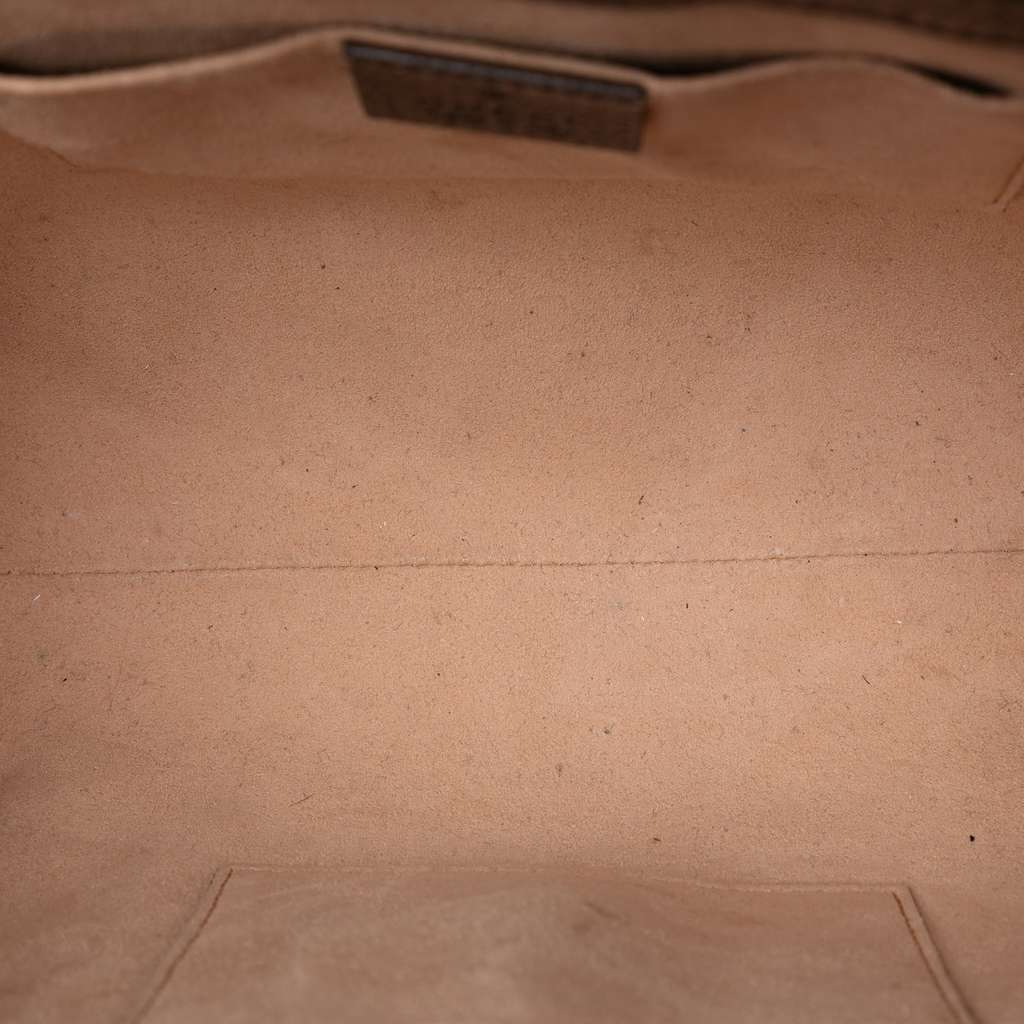 Gucci Small GG Supreme Ophidia Satchel Beige Good condition - Model View