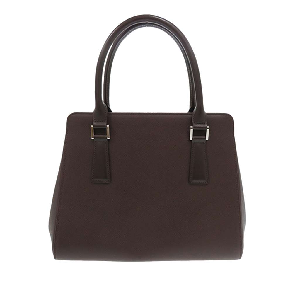 Burberry Leather Handbag Brown Leather Good condition - Back View