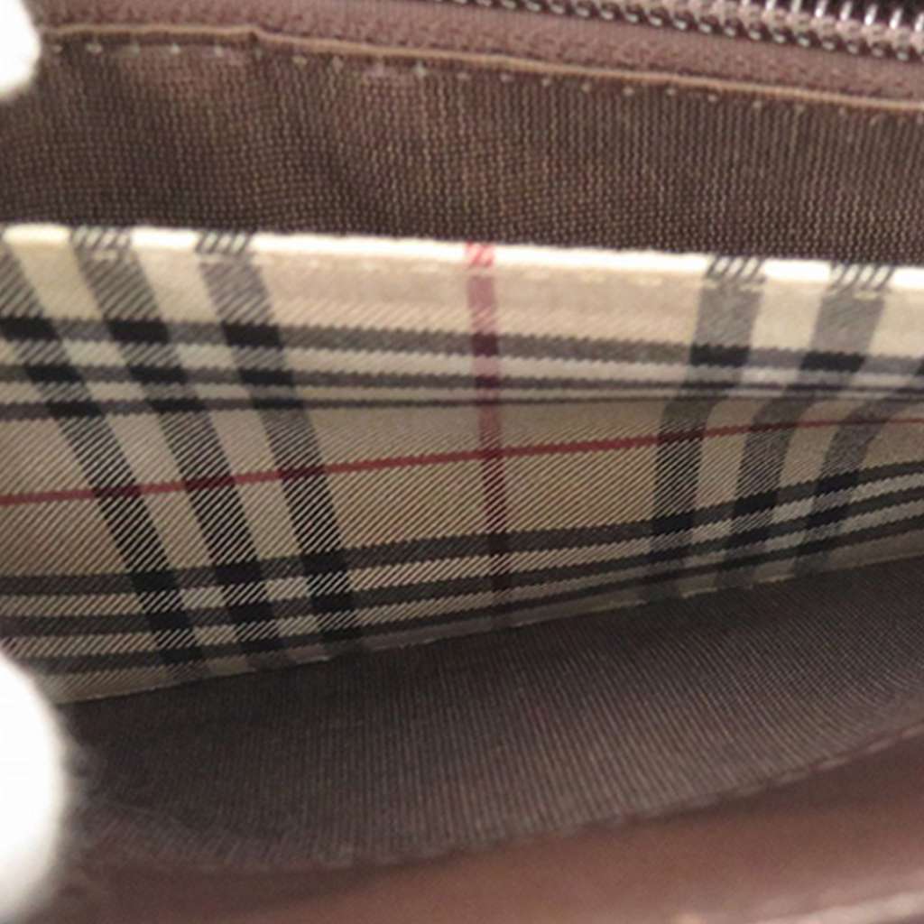 Burberry Leather Handbag Brown Leather Good condition - Model View