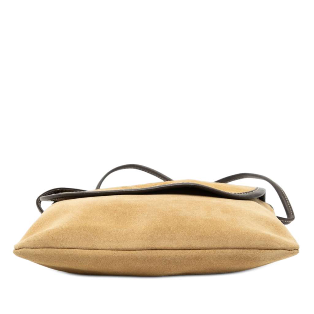 Loewe Suede Anagram Crossbody Brown Leather Good condition - Inside View