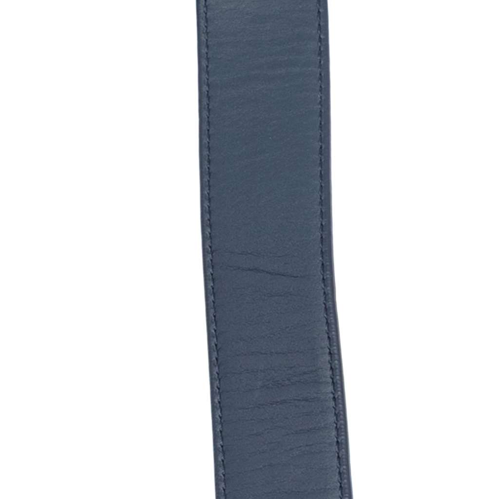Bottega Veneta Leather Bag Strap Blue Leather Good condition - Box View