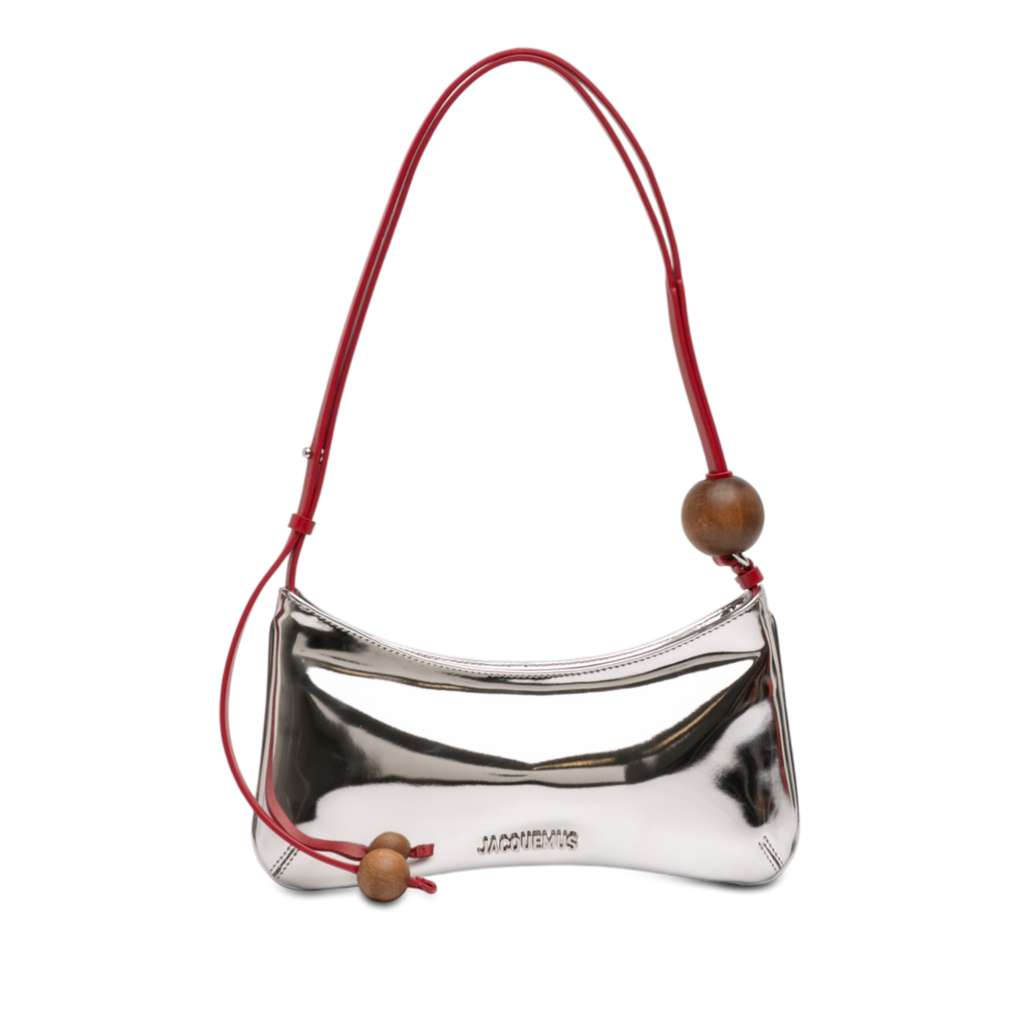 Jacquemus Patent Le Bisou Perle Shoulder Bag