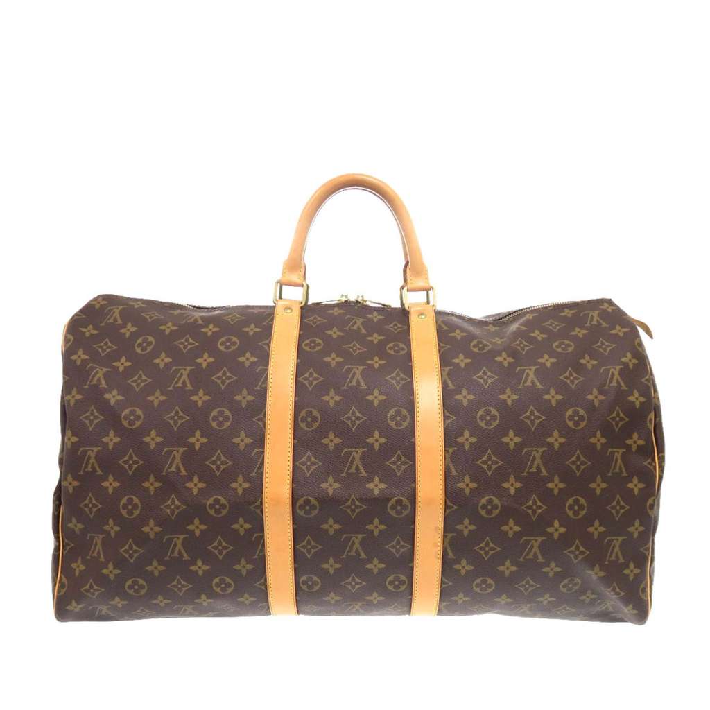Louis Vuitton Monogram Keepall 55 Brown Good condition - Back View