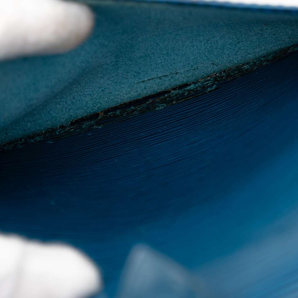 Louis Vuitton Epi Keepall 55 Blue Leather Good condition - Box View