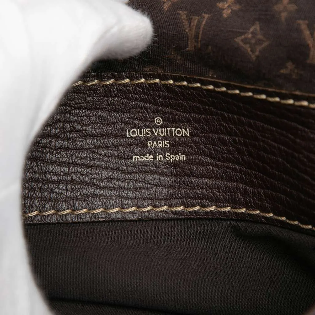 Louis Vuitton Monogram Mini Lin Initiales Amman Crossbody Brown Canvas Very good - Box View
