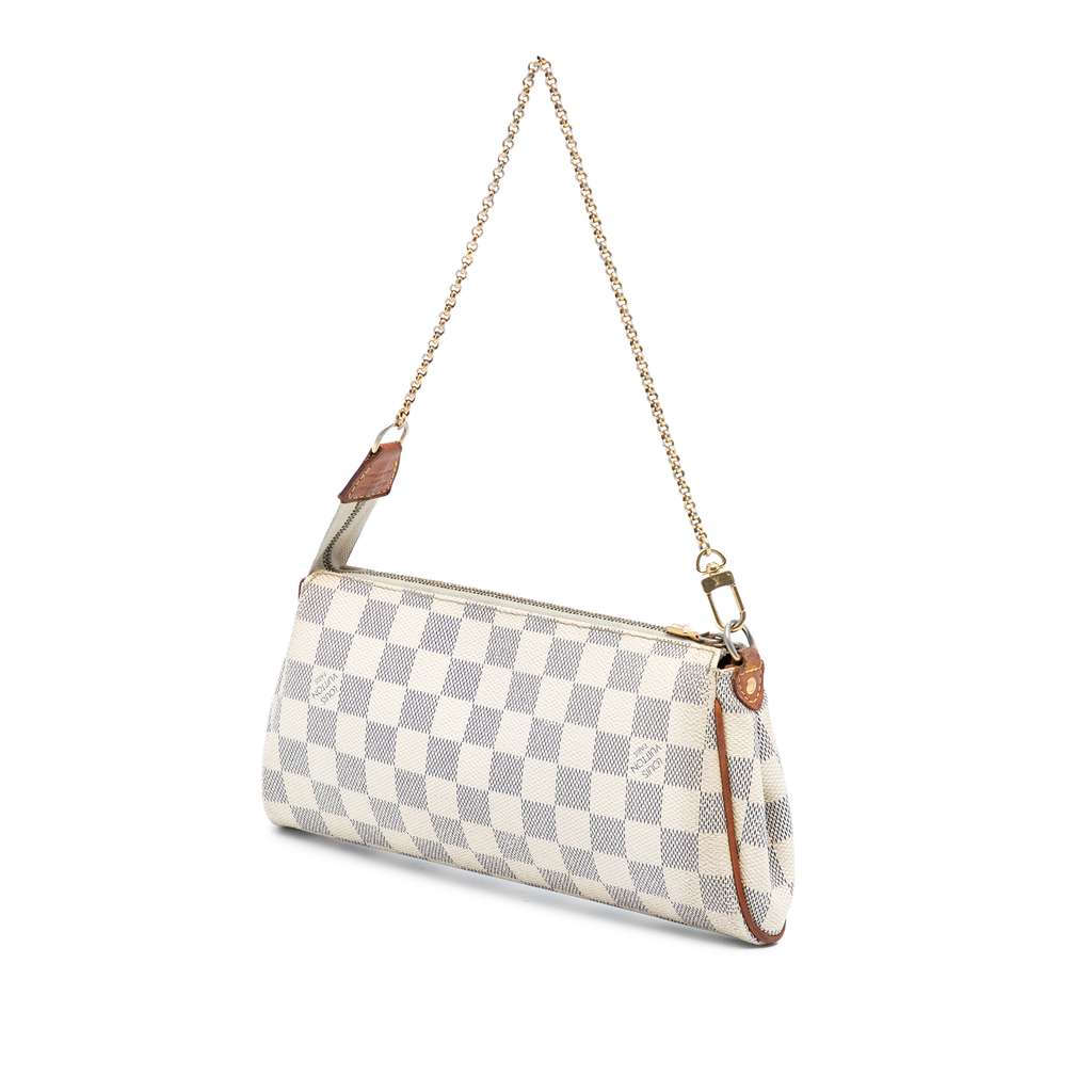 Louis Vuitton Damier Azur Eva White Good condition - Back View