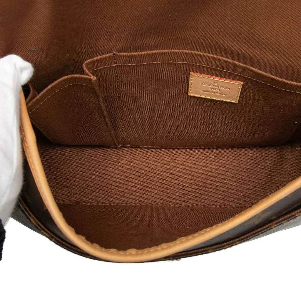 Louis Vuitton Monogram Sologne Brown Very good - Model View