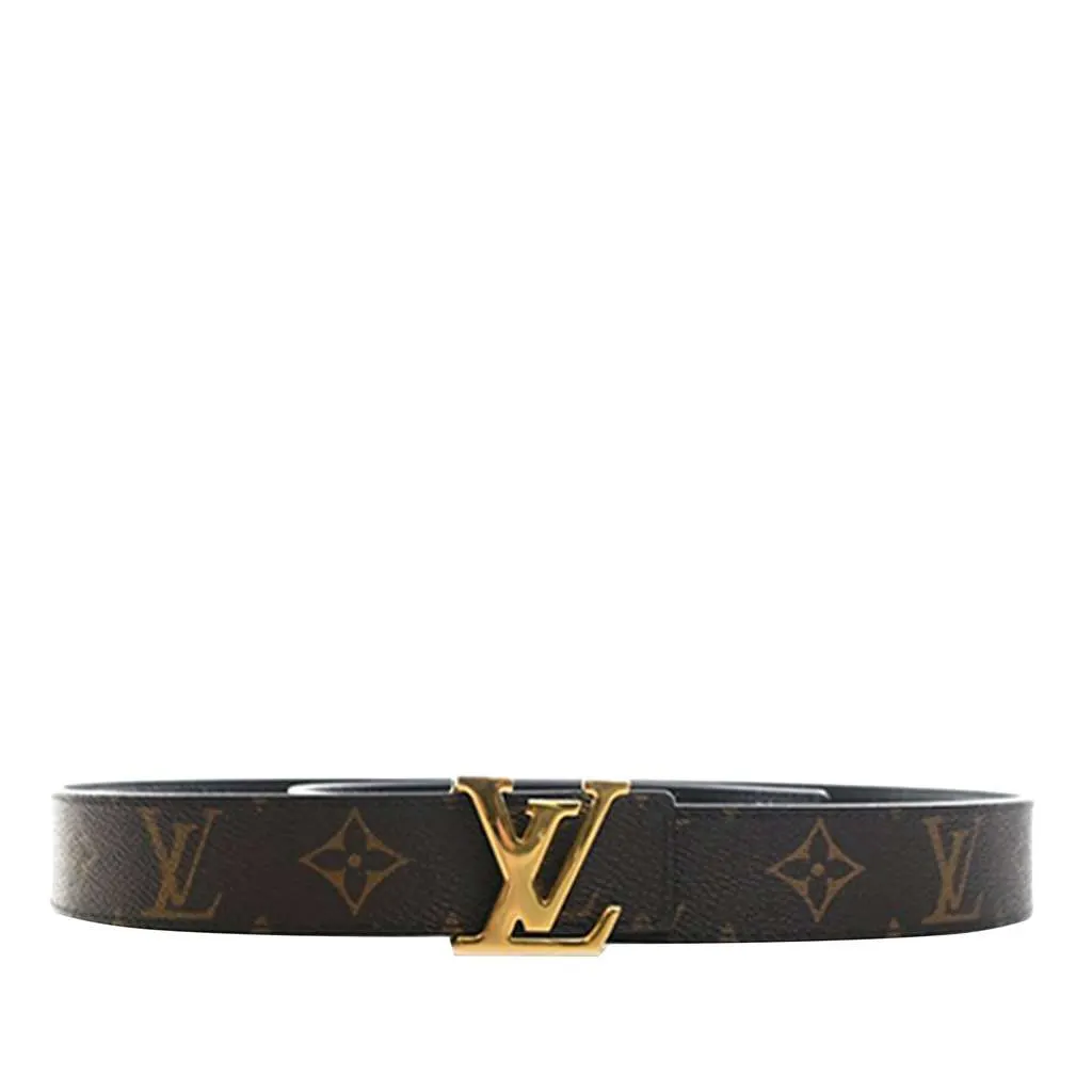 Louis Vuitton Monogram Initiales Reversible Belt Brown Very good - Front View
