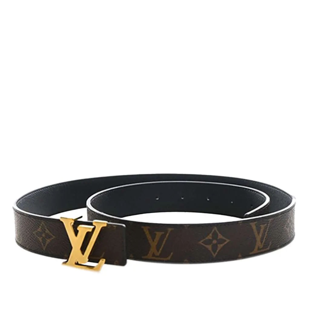 Louis Vuitton Monogram Initiales Reversible Belt Brown Very good - Back View