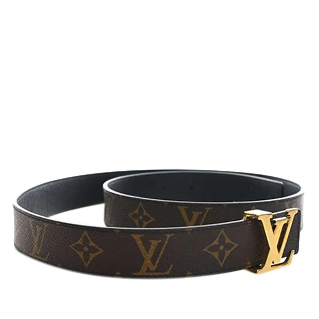 Louis Vuitton Monogram Initiales Reversible Belt Brown Very good - Inside View