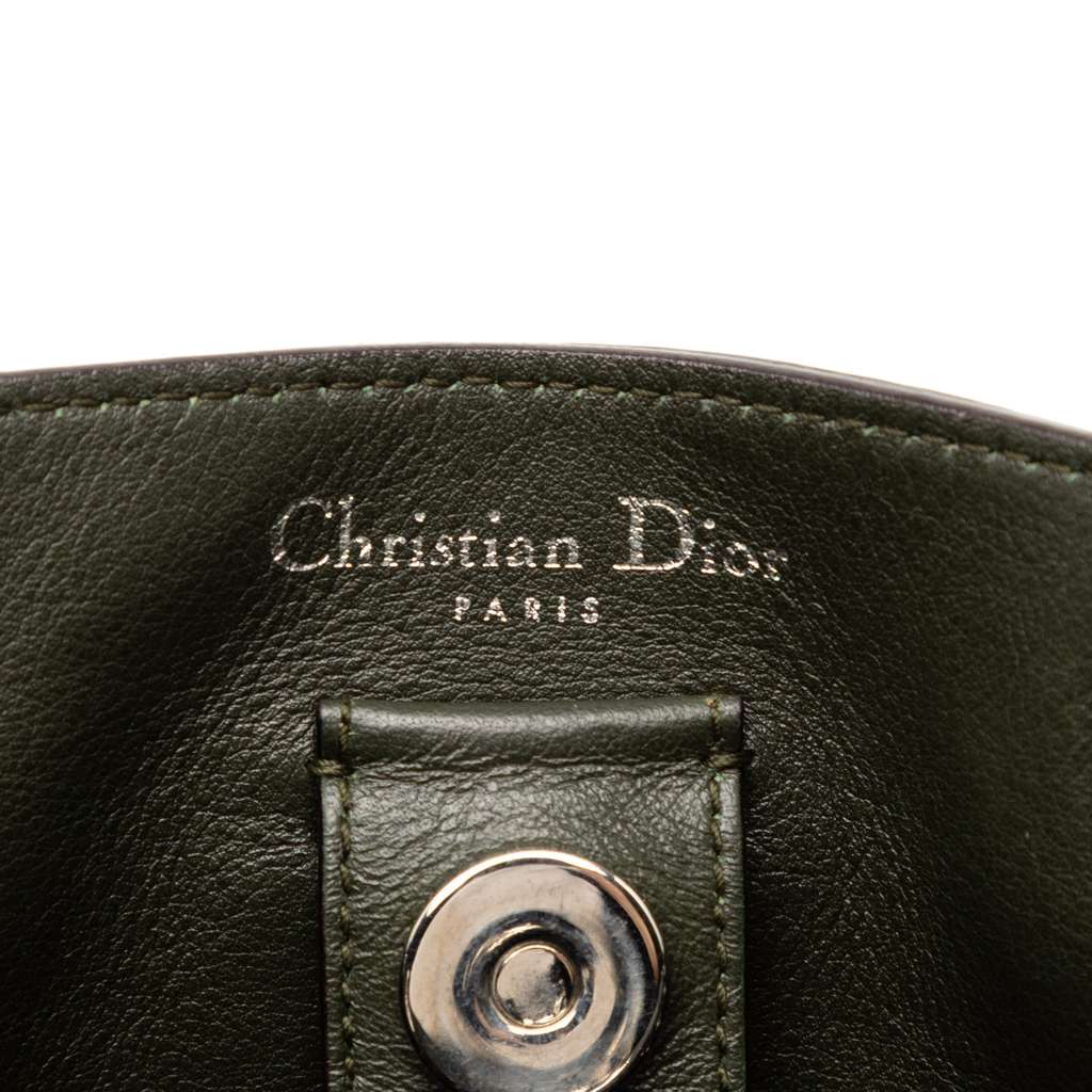 Dior Medium Leather Diorissimo Satchel Yellow Leather Good condition - Box View