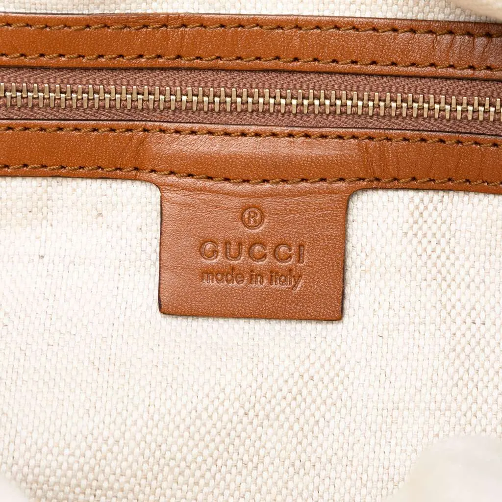 Gucci Medium GG Canvas Brick Lane Convertible Hobo Beige Very good - Box View