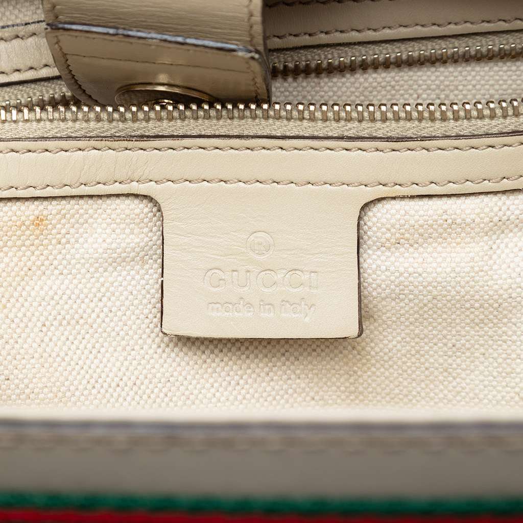 Gucci GG Canvas Web Mayfair Tote Beige Good condition - Box View